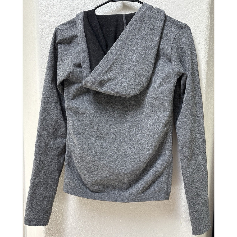 Embrace Your Love Women's Active Jacket Hooded Full Zip Gray S/M